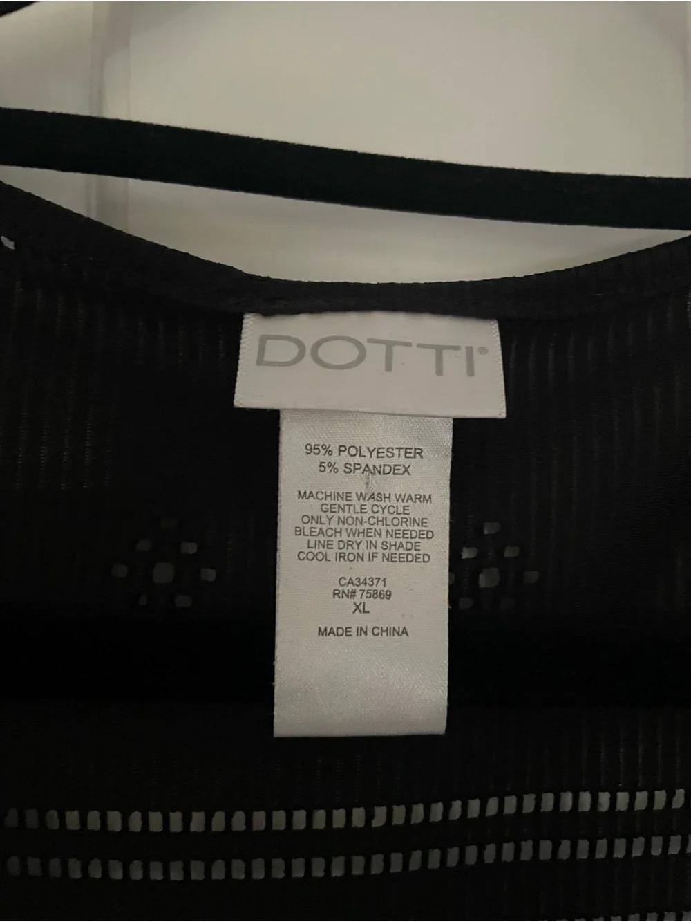 Dotti Black Kimono Sleeve Drawstring Waist Swim Cover-up Black Size XL